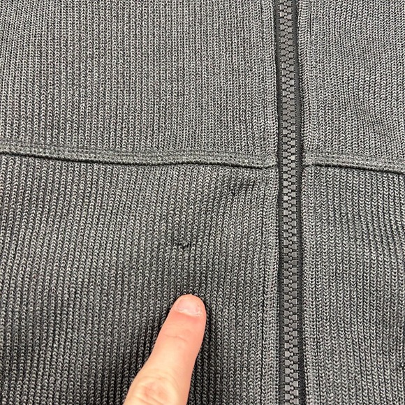 The North Face‎ Jacket Mens Large Collared Long Sleeve Zip Up Black Gray Pockets - Picture 3 of 9